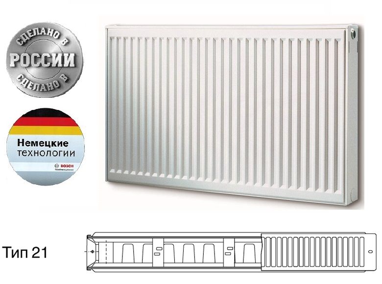 Стальной панельный радиатор Buderus Logatrend K-Profil 21/500/1600